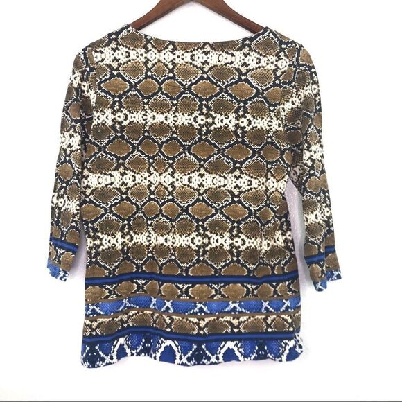 Ruby Rd. Snakeprint Top Size M - Picture 3 of 5